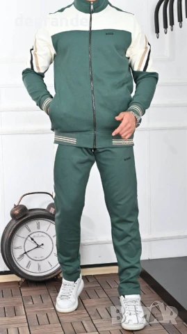 Мъжки спортен екип BOSS  Материя 100% памук , снимка 2 - Спортни дрехи, екипи - 51324699