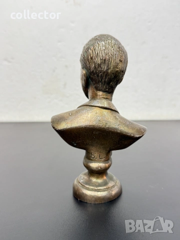 Метален бюст / статуетка на Джон Кенеди. №7964, снимка 6 - Колекции - 53857133