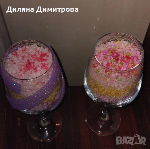 Ароматни свещи в чаши, снимка 2 - Други - 53056936