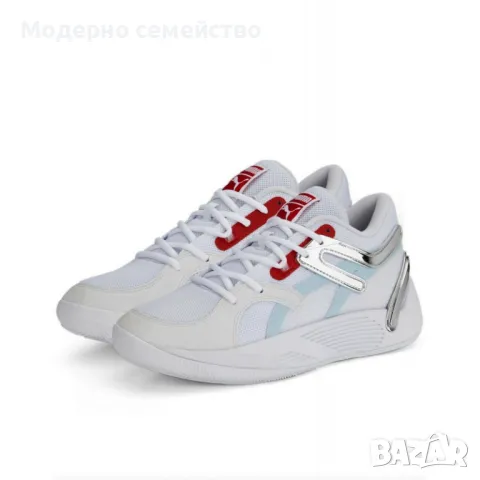 Маратонки puma trc blaze court basketball shoes white light aqua, снимка 2 - Маратонки - 46831507