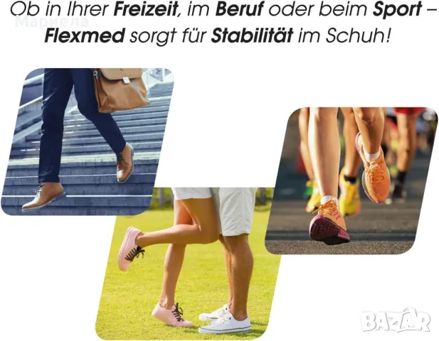 Flexmed-Стелки за повече стабилност 38№/Стелки за мъжки и дамски обувки, снимка 3 - Маратонки - 49859387