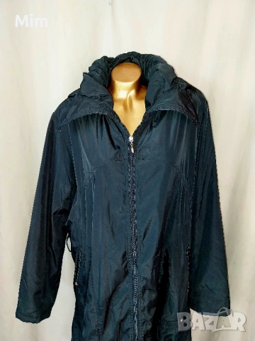 D&J 50 Черна дамска шуба за едра дама , снимка 2 - Якета - 51842245