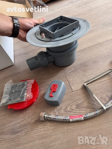 Сифон за вграждане в плоча Peštan Confluo Dry 1 Ceramic 10x10, снимка 11 - Други стоки за дома - 52567141