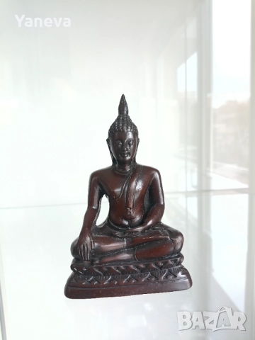 Буда в поза на медитация, статуетка от Камбоджа. , снимка 3 - Статуетки - 52310525