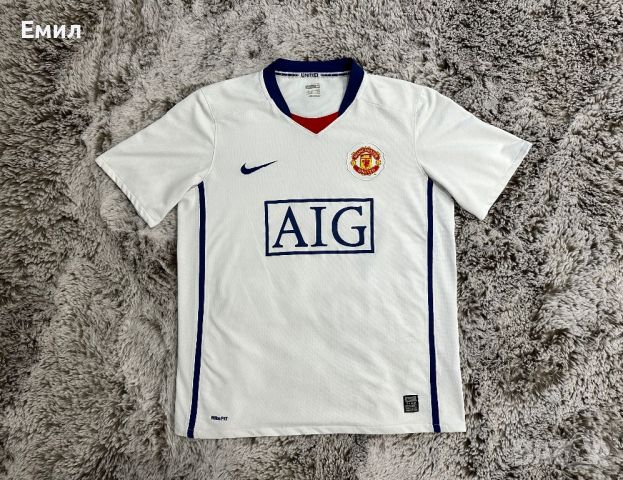 Оригинална тениска Nike x Manchester United от сезон 2008-2009, Размер М, снимка 1 - Тениски - 46408480