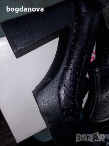 Нови български затворени обувки от естествена кожа, снимка 11 - Дамски обувки на ток - 53986189