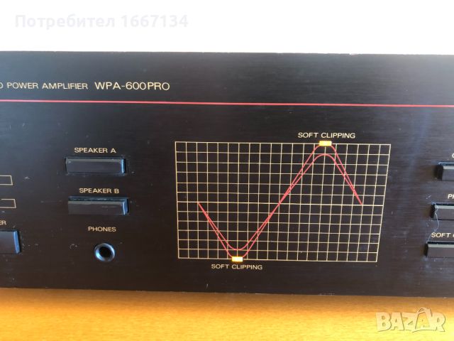  stereo power amplifier WPA-600PRO, снимка 4 - Ресийвъри, усилватели, смесителни пултове - 45192700