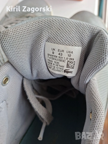 Кецове Lacoste 43, снимка 5 - Кецове - 54174643