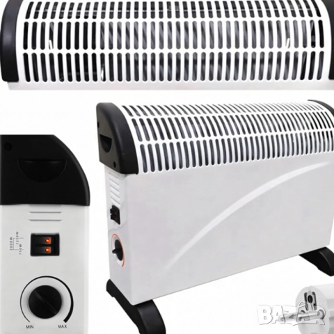 Електрически конвектор 2000 W с термостат – Енергийно ефективен и тих отоплител за всяко помещение, снимка 5 - Други стоки за дома - 52933654