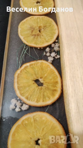 Дъска подходяща за сервиране и рязане,епоксудна смола и дърво  , снимка 3 - Други - 53060028