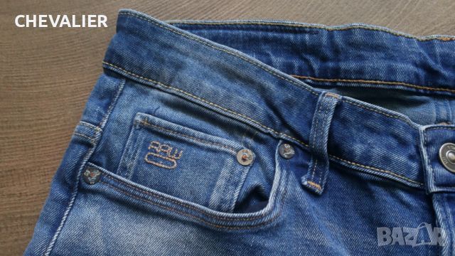 G-Star 3301 LOW TAPERED Jeans Размер 32 / 30 еластични дънки 1-61, снимка 5 - Дънки - 45294583