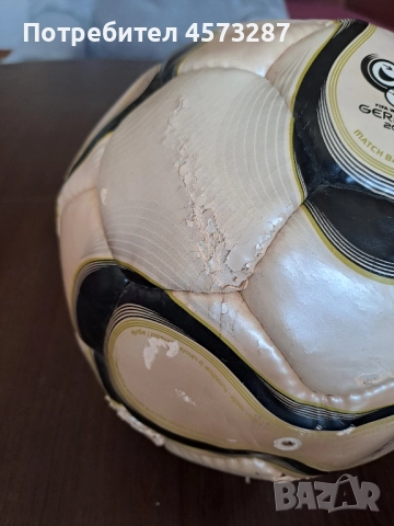 Футболна топка АДИДАС (ADIDAS) от СВЕТОВНОТО по ФУТБОЛ В ГЕРМАНИЯ 2006 ГОД., снимка 5 - Футбол - 51463915