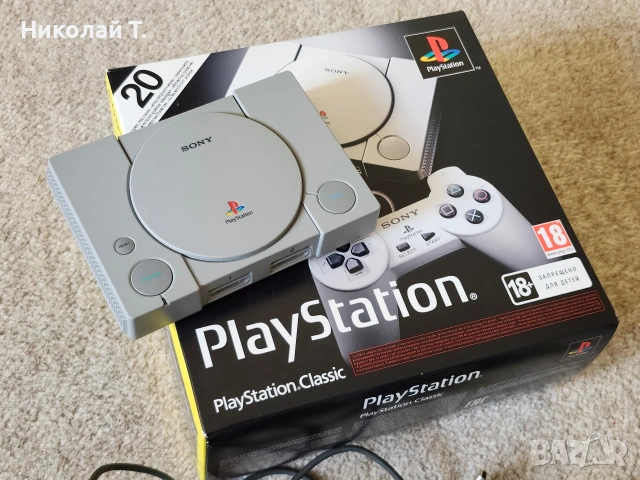 Sony Playstation Classic с 20 игри, снимка 5 - PlayStation конзоли - 54143162