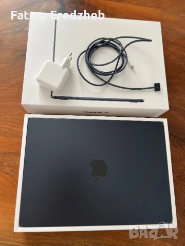 MacBook Air M2 13.6” – като нов!, снимка 2 - Лаптопи за работа - 53062087