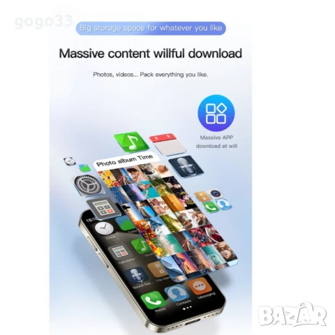 Мини смартфон, 3G WCDMA, снимка 9 - Друга електроника - 51104369