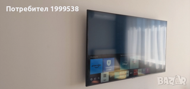 Телевизор Samsung 55AU7172, 55" (138 см), Smart, 4K Ultra HD, LED, снимка 3 - Телевизори - 51667110