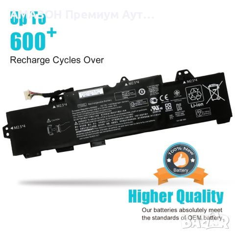 TT03XL 933322-855 932824-421 Резервна батерия за лаптоп HP EliteBook ,11.55V/56Wh/4850 mAh, снимка 3 - Батерии за лаптопи - 46630555