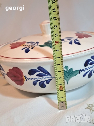 холандски сервиз за хранене Boch Borenbont и Petrus Regout & Co. Maastricht 31/3, снимка 6 - Сервизи - 53053694