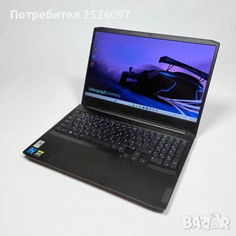 Lenovo Gaming/15,6” IPS/i5-11300H/512GB NVMe/12GB RAM/GTX 1650, снимка 3 - Лаптопи за игри - 53747535