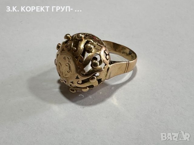 Златен пръстен 14к, 7,70гр, снимка 1 - Пръстени - 46416891