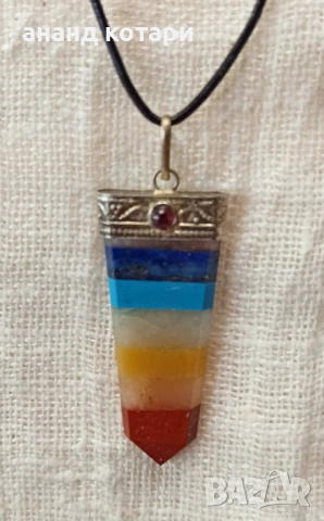 Индийски медальони с естествени камъни-7 чакри и други