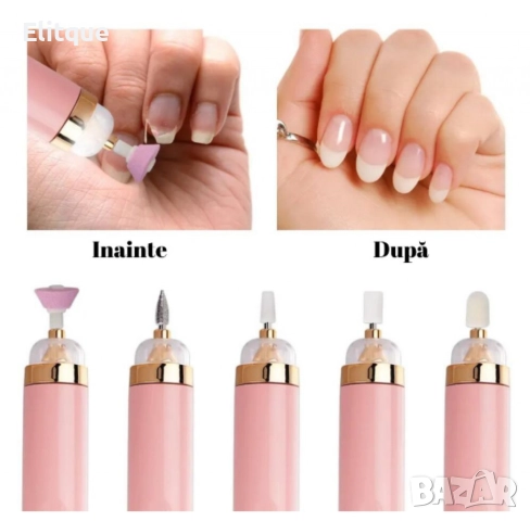 Професионална електрическа пила за нокти 5в1 – За перфектен маникюр и педикюр у дома, снимка 2 - Електрически пили за пети - 52778668