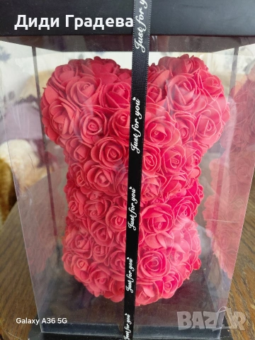 Мече от рози, снимка 7 - Романтични подаръци - 53980534