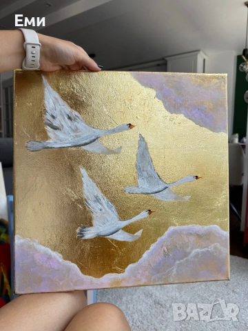 Картина на платно 40х40, снимка 3 - Картини - 51491676