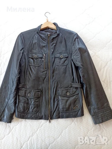 Кожено яке , снимка 3 - Якета - 50504821