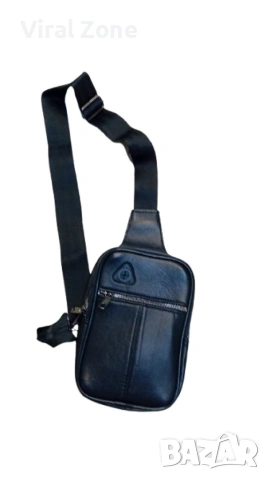 Стилна мъжка чанта от естествена к, снимка 2 - Чанти - 53290522