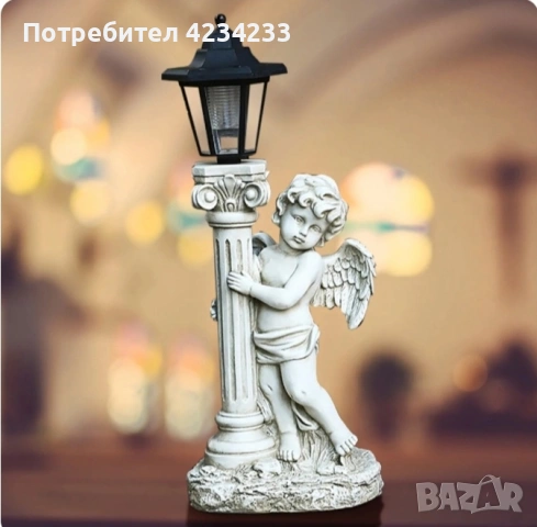 Соларна лампа ангел , снимка 7 - Соларни лампи - 53763943
