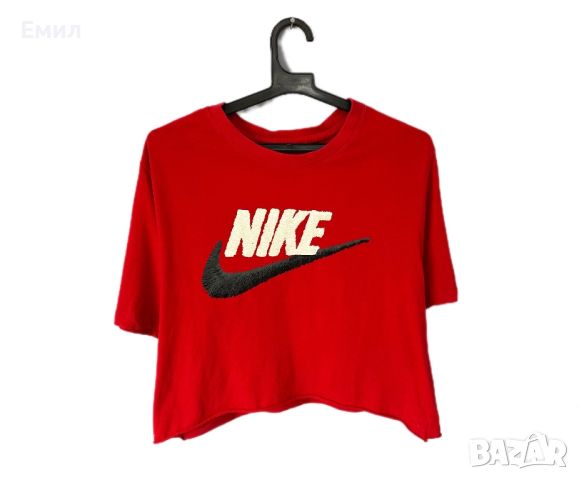 Дамска тениска над пъпа Nike, Размер М 