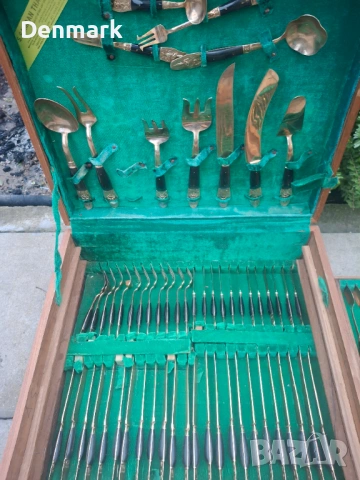 Бронзов голям антикварен сервиз , снимка 2 - Антикварни и старинни предмети - 53458357