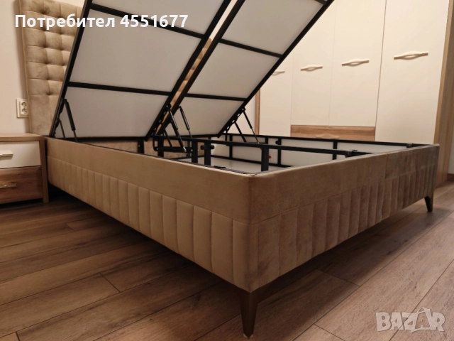 Продавам тапицирана спалня/ легло, снимка 7 - Спални и легла - 52031606