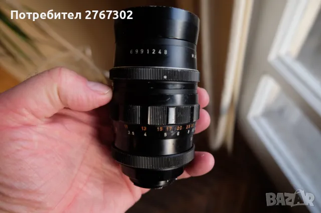 Обектив Pentacon 135mm f/2.8. Exakta mount(15 Blades), снимка 3 - Обективи и филтри - 48922672