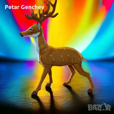 Елегантен коледен елен – перфектната празнична декорация, снимка 6 - Декорация за дома - 52892323