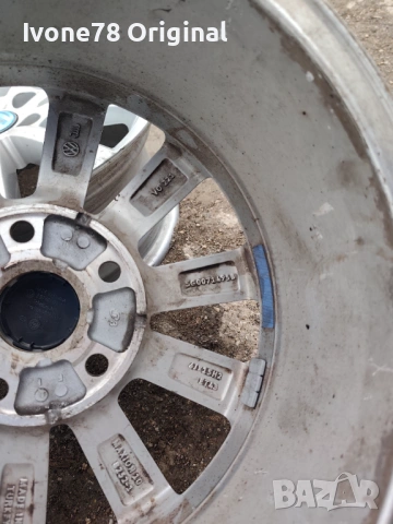 ПРОМОЦИЯ АЛУМИНИЕВИ ДЖАНТИ за VW GOLF 7 5x112 15цола.Отлично състояние, снимка 8 - Гуми и джанти - 54150440