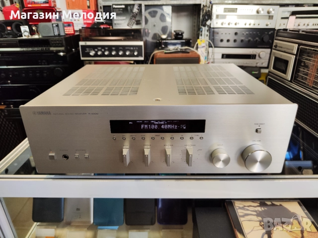 🎶Ресийвър YAMAHA R-S300 Две по 95 вата на 4 ома. В отлично техническо и визуално състояние., снимка 2 - Ресийвъри, усилватели, смесителни пултове - 48978454