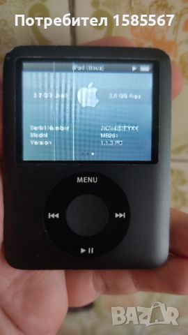 iPod Nano 3th gen. 8gb 12 часа батерия , снимка 3 - iPod - 46655232