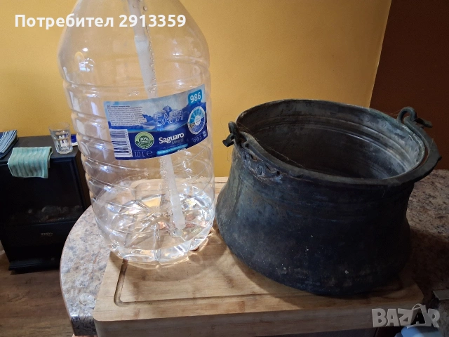 голямо бакърено менче 