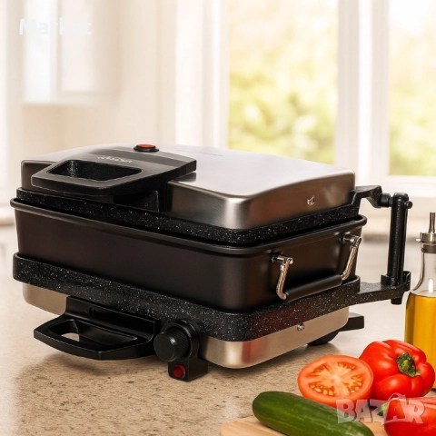 Грил Bemilex - мултифункционален помощник в кухнята, снимка 3 - Скари - 51811985