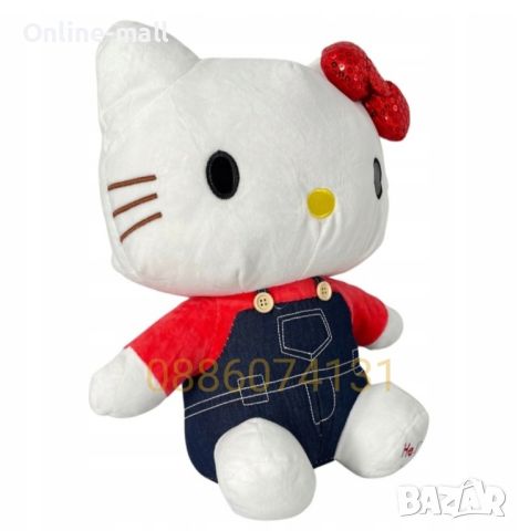 Голяма плюшена играчка Hello Kitty Sanrio, 50см Плюшена играчка Кити, снимка 6 - Плюшени играчки - 46805023