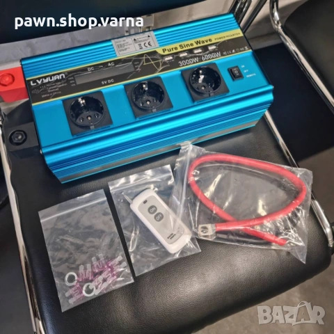 Автомобилен инвертор Lvyuan 12V ➜ 220V (6000W / 3000W) – чисто нов!, снимка 7 - Аксесоари и консумативи - 53430787