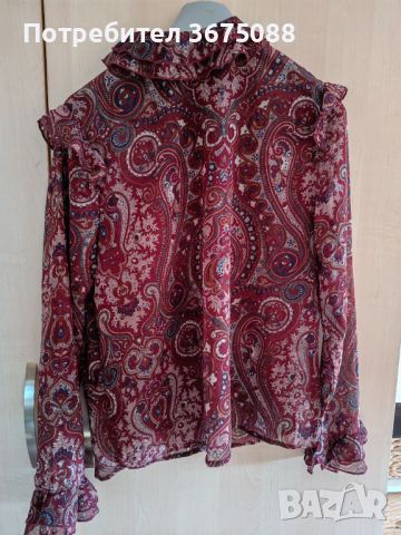блуза размер м л, снимка 1 - Блузи с дълъг ръкав и пуловери - 46447183