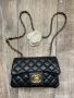 Уникална нова черна класическа чанта шанел  Шанел , снимка 6