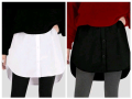 XL Бяла и 4XL Черна пола /удължение на блуза за прикриване на ханша, снимка 1 - Поли - 45023133