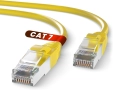 Mr. Tronic 50 м Cat7 мрежов кабел SFTP с RJ45 конектори жълт, снимка 1