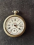 Швейцарски джобен часовник 1900г. с посребрени капаци - с ключе - ПЕРФЕКТЕН - ПРОМОЦИЯ, снимка 1