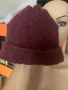 Зимна шапка в цвят бордо (състав мохер), снимка 5