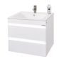 Мебел за баня конзолен с умивалник с плавно затваряне чекмеджетата Дона, снимка 1 - Мивки - 45236618